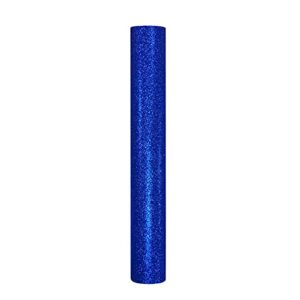 Vinil termocolante HTV em rolo de 30,5 cm x 1,5 m / 12 pol x 5 pés, multicolorido, com glitter e acabamento brilhante, compatível com todas as máquinas de corte. Vinil termocolante para camisetas. (Discos de Vinil)