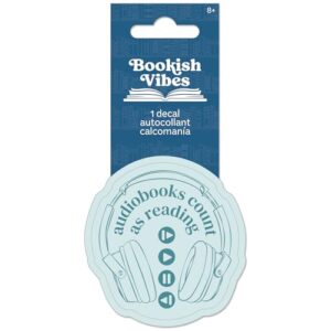 BookTok - Audio Books Decalque de vinil branco - 4 cores (Discos de Vinil)