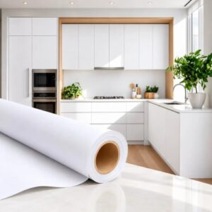 Adesivo Vinil Branco Fosco Envelopamento Geladeira Móveis 2m x 50cm (Discos de Vinil)