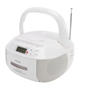 ASHATA Combo de Toca-fitas CD Player Com Gravador BT, AM FM AUX USB (US) (Equipamentos)