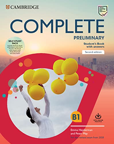 Complete Preliminary Self Study Pack (Sb W Answers W Online Practice and WB W Answers W Audio Download and Class Audio): For the Revised Exam from 2020 - May, Peter (Equipamentos)