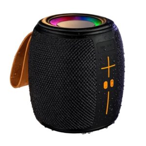 Caixa de Som Bluetooth 20W Portátil - IPX5 Resistente à Água, LED Controlável, TWS, Bateria Recarregável, USB, Auxiliar e Som Potente para Festa e Uso Diário (Equipamentos)