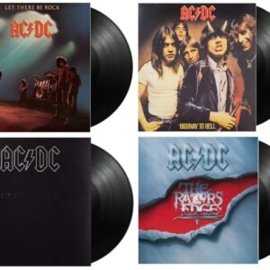 Let There Be Rock + Highway To Hell + Back In Black + The Razors Edge [Vinyl 4Pack] - AC/DC (Discos de Vinil)