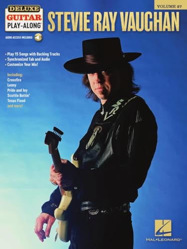Stevie Ray Vaughan Deluxe Guitar Play-Along Volume 27: 15 Songs with Interactive Backing Tracks: 15 Songs With Backing Tracks - Includes Downloadable Audio - Vaughan, Stevie Ray (Discos de Vinil)