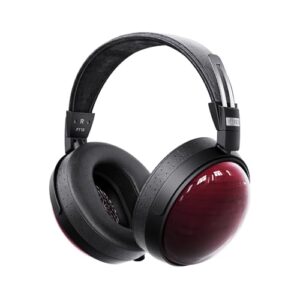 FiiO FT13 Fones de ouvido audiófilos fechados, chave dinâmica grande de 60 mm com lã em forma de W e diafragma de fibra de nano madeira, design de madeira de coração roxo premium, cabo híbrido de (Equipamentos)
