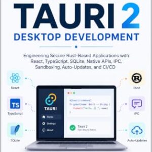 Mastering Tauri 2 Desktop Development: Engineering Secure Rust-Based Applications with React, TypeScript, SQLite, Native APIs, IPC, Sandboxing, Auto-Updates, and CI/CD (English Edition) - Ellsworth, Hugh (CDs)