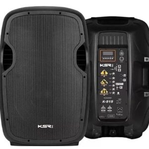 Caixa de som Ativa 15 Polegadas Ksr K815 Usb Bluetooth 500 Watts Profissional (Equipamentos)