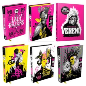 Kit Lady Killers: Assassinas Em Série + Lady Killers Profile + 4 Livros (Discos de Vinil)