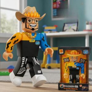 Boneco Luan Clash War Articulado 20cm (Discos de Vinil)