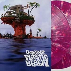 Gorillaz Plastic Beach Grape & Yellow Splatter Vinyl 2LP - Gorillaz (Discos de Vinil)