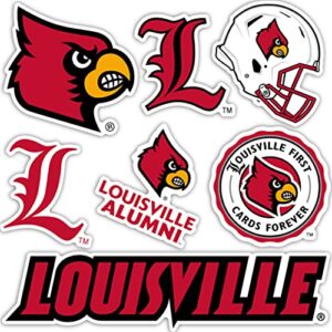 Adesivo de vinil da Universidade de Louisville para laptop garrafa de água carro scrapbook (tipo 2) (Discos de Vinil)