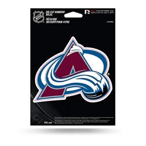 Rico Industries NHL Colorado Avalanche Decalque de vinil cortado (Discos de Vinil)