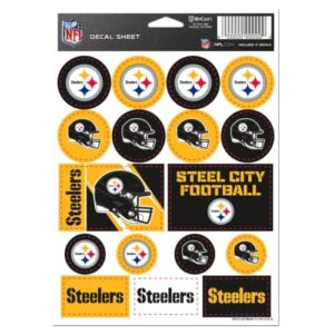 Folha adesiva de vinil Pittsburgh Steelers 12,7 cm x 18 cm (Discos de Vinil)