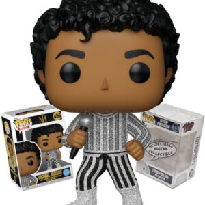 Funko Glitter Michael Jackson Rock with You + ToyBop Protector: Pop! Rocks Vinyl Figure (Bundled with Pro-Deluxe Pop Protector Collector Case Box Gift Set) (Discos de Vinil)