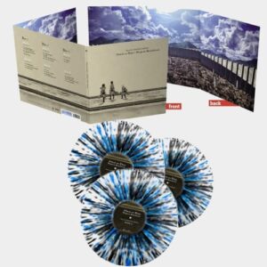 Attack on Titan Season 1 Original Soundtrack Clear with Black & Sky Blue Splatter Colored Vinyl 3LP (Numbered /500) (Discos de Vinil)