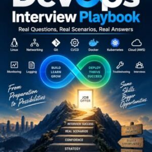 DevOps Interview Playbook : Real Questions, Real Scenarios and Real Answers (English Edition) - Rayithi, Mohan (CDs)