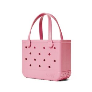 BOGG BAG Bolsa pequena Bitty – 28 x 21,6 x 11,4 cm – Durável, lavável, à prova de pontas – praia, piscina, barco, trabalho, esportes, Bolhas rosa soprando, Bitty - Small, Bitty - Pequeno (Discos de Vinil)