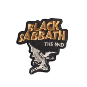 Black Sabbath Patch The End Band Logo tamanho oficial tamanho único (Discos de Vinil)
