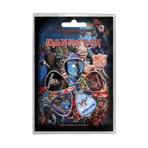 Iron Maiden Later Albums Plectrums de guitarra - Pacote com 5 (Discos de Vinil)