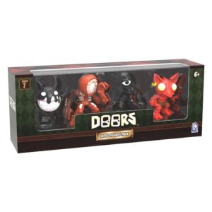 Doors - Pacote com 4 miniaturas de bonecos de hotel (6,3 cm de altura, série 1) (Discos de Vinil)
