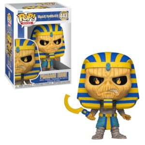 Boneco Funko Pop! Rocks Iron Maiden - Faraó Eddie (Discos de Vinil)