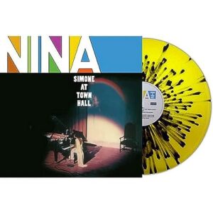 Nina Simone At Town Hall - Yellow with Black Splatter Colored Vinyl - Nina Simone (Discos de Vinil)