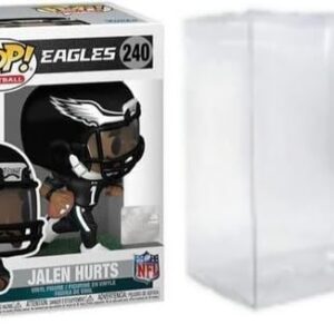 Jalen Hurts (Philadelphia Eagles) NFL Funko Pop! Série 11 com capa (Discos de Vinil)