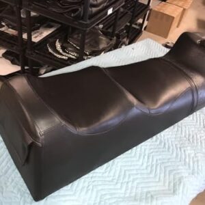 Generic Nova capa de assento de substituição para Arctic Cat Pantera Panther 1997-98 EXT 600 550 580 800 2-UP 863, preta (Discos de Vinil)