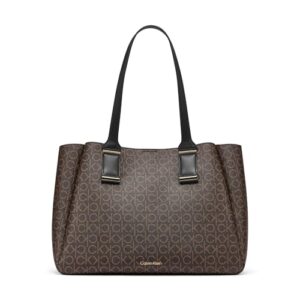 Calvin Klein Bolsa organizacional Jett, marrom/cáqui/preta, tamanho único (Discos de Vinil)
