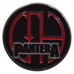 Emblema com logotipo Pantera Cowboys From Hell tamanho único (Discos de Vinil)