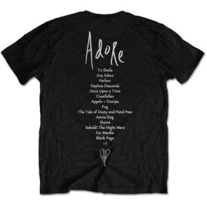 The Smashing Pumpkins Camiseta Adore Band Logo Nova Oficial Masculina Preta, Preto, P (Discos de Vinil)