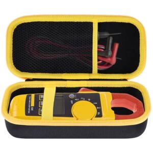 Peyyargo Estojo de Armazenamento Compatível com Multímetro Digital de Alicate Fluke 323/324/325/302/303/305 Ac-Dc Trms (Discos de Vinil)