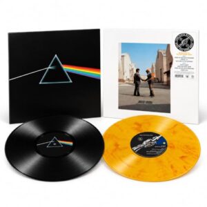 Pink Floyd: Wish You Were Here Yellow Vinyl & The Dark Side of the Moon - 50th Anniversary Editions – 2-Album Classic Progressive Rock Bundle [Vinyl] - Pink Floyd (Discos de Vinil)