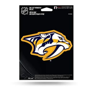 Decalque de vinil cortado NHL Rico Industries, predadores de Nashville, 12,7 x 17,7 cm (Discos de Vinil)