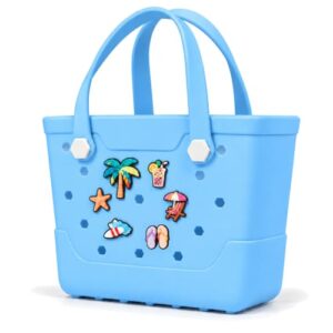 Kvazor Bolsa de praia de EVA impermeável | Drenagem rápida à prova de areia (Discos de Vinil)