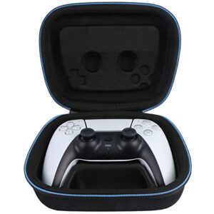 Baval Hard Travel Carrying Case Replacement for Playstation 5 PS5 DualSense Wireless Controller (Discos de Vinil)