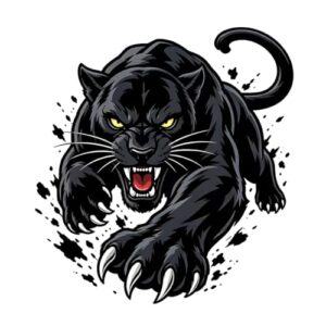 Adesivo de vinil Pantera Negra para carro, pacote com 2, 13,59 x 12,7 cm G (Discos de Vinil)
