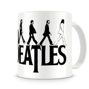 Caneca Beatles Crossing 330 ml (Discos de Vinil)