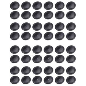 pykadmy Vinil Records Decoração de parede em 18 cm 48 peças preto (Discos de Vinil)