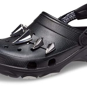 Crocs Tamanco unissex adulto clássico para todos os terrenos do Pantera Negra, Multi, 38/39 BR (Discos de Vinil)