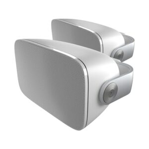 Bowers & Wilkins Alto-falante AM-1 Architectural Monitor resistente às intempéries para pátio, jardim ou piscina, tweeter cúpula de alumínio de 1 polegada, cone de fibra de vidro de 12,7 cm, radiador (Equipamentos)