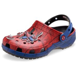 Sandália Crocs Spider-Man Web Classic Clog Multi (Discos de Vinil)