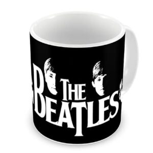Caneca The Beatles Head 330 ml (Discos de Vinil)