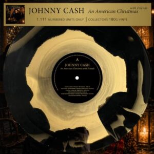 Johnny Cash - An American Christmas with Friends (Elvis Presley, Bing Crosby, Brenda Lee and More!) (Gold & Black Marbled Vinyl) [LP] - Johnny Cash, Elvis Presley, Bing Crosby, Brenda Lee and More! (Discos de Vinil)