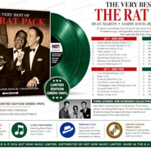 The Very Best Of The Rat Pack Limited Edition Green Vinyl 2LP Set 32 Classic Recordings - The Rat Pack (Discos de Vinil)