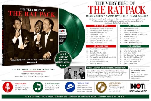 The Very Best Of The Rat Pack Limited Edition Green Vinyl 2LP Set 32 Classic Recordings - The Rat Pack (Discos de Vinil)