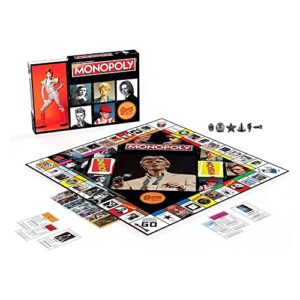 MONOPOLY: David Bowie | Collector’s Edition Celebrating the Music of David Bowie | Collectible Classic Monopoly Game Featuring Custom Game Board & Artwork | Officially-Licensed David Bowie Merchandise (Discos de Vinil)