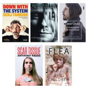 Kit Down with the System + Scar Tissue + Acid Ed. revista + 2 livros (Discos de Vinil)