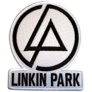 Linkin Park - Patch de passar a ferro (tamanho único) (branco/preto) (Discos de Vinil)