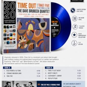 The Dave Brubeck Quartet Time Out Limited Edition Blue Vinyl LP - The Dave Brubeck Quartet (Discos de Vinil)